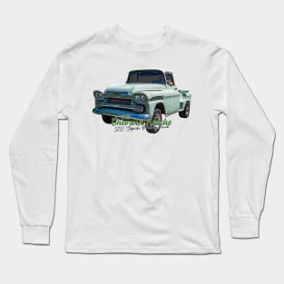 1959 Chevrolet Apache 3100 Stepside Pickup Truck Long Sleeve T-Shirt